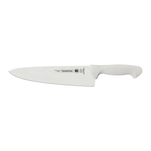 Faca Chef Premium Branco 10" Tramontina Imagem de Faca Chef Premium Branco 10" Tramontina
