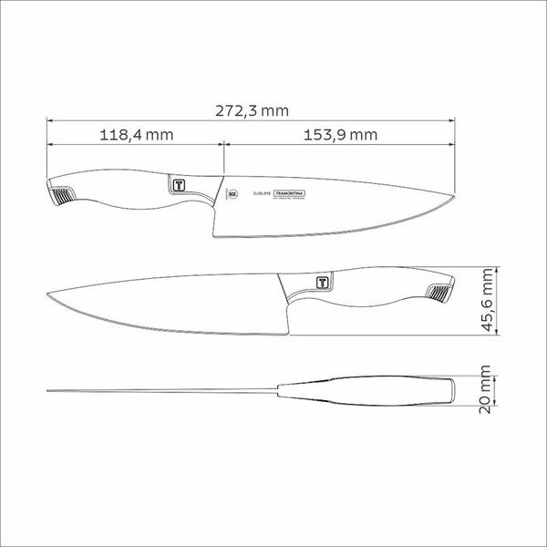 Imagem de Faca Chef Sublime 6" Tramontina - 24067/106