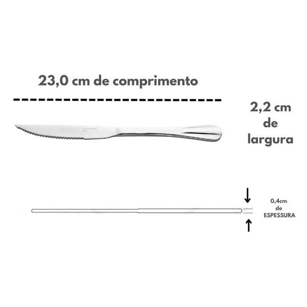 Imagem de Faca Churrasco Euro Original Line Sl0402