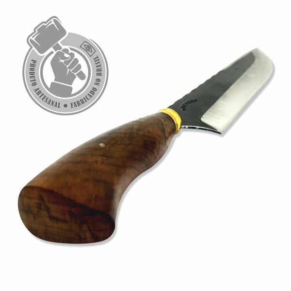 Imagem de Faca Churrasco Inox Rustica 8P Personalizada C/ Nome +Caixa 