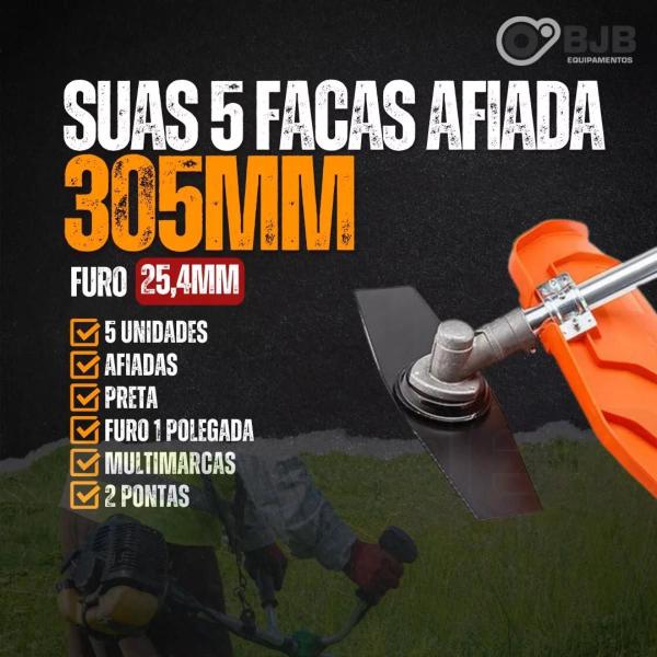 Faca Corte Lamina Roçadeira 2 Pontas Para Branco Toyama - Bjb Imagem de Faca Corte Lamina Roçadeira 2 Pontas Para Branco Toyama