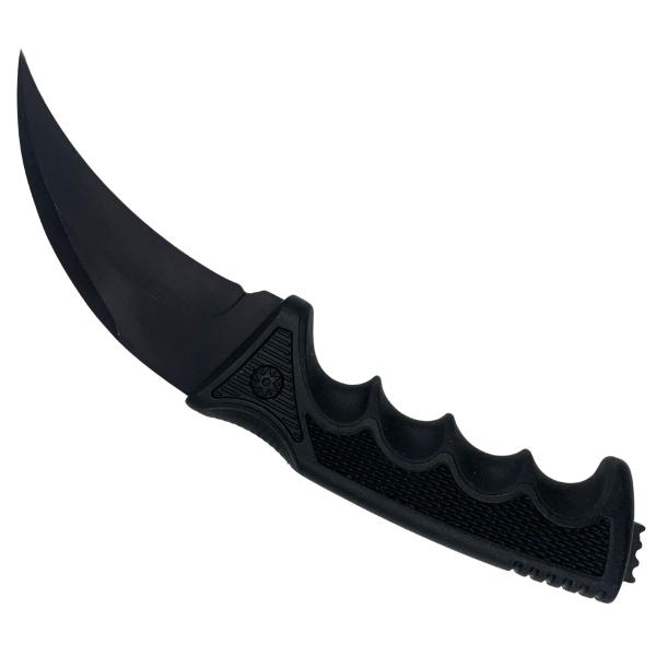 Imagem de Faca Cs Go Black Esportiva Tática Karambit  c/ Bainha Rígida