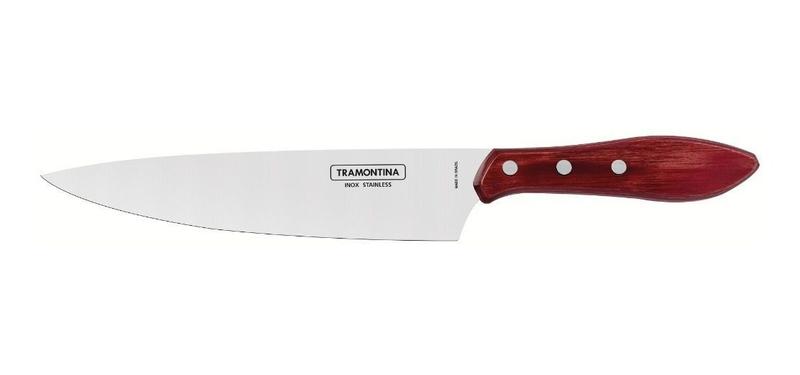 Imagem de Faca de Carne Churrasco 8'' Cabo Madeira Polywood Tramontina