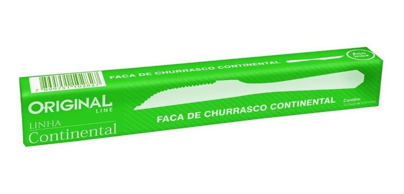 Imagem de Faca De Churrasco (kit Com 12 Unidades) Continental