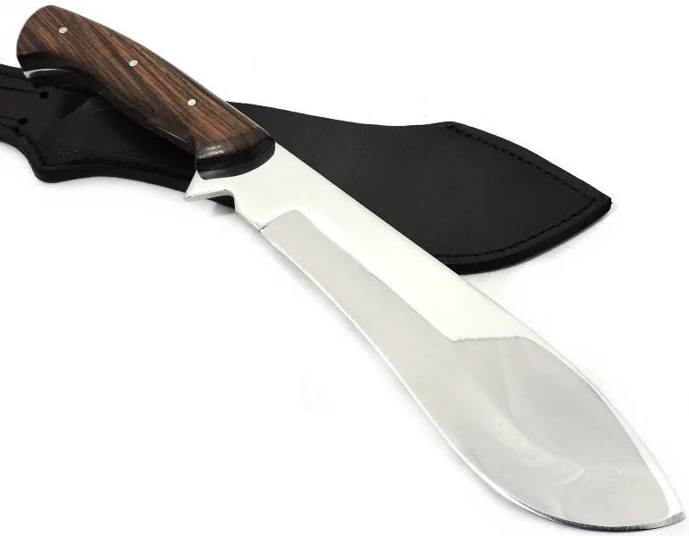 Imagem de Faca/ F acão Kukri Artesanal Forjado Aço Alemão Lâm 23 cm.