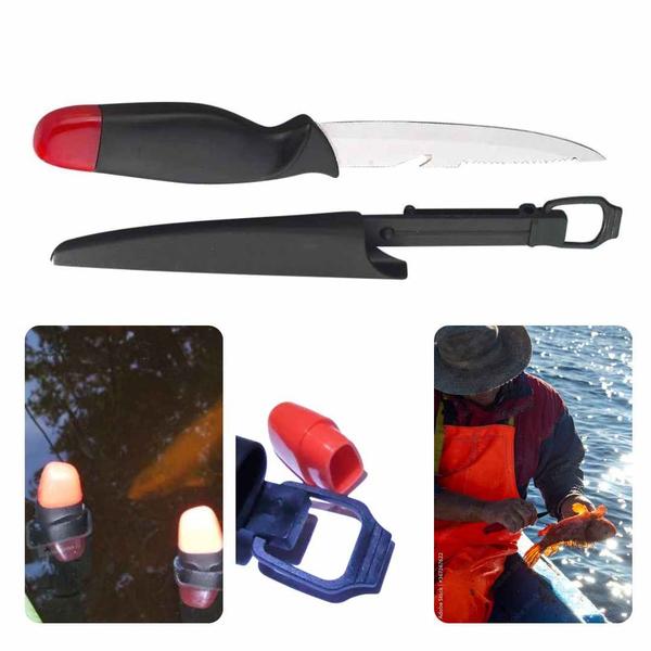 Imagem de Faca Flutuante Para Cozinha Churrasco Pesca Esporte Camping 25cm