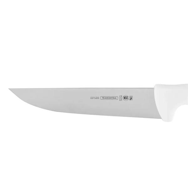 Imagem de Faca Inox Carne / Açougue com Cabo Branco 6" Master - Tramontina