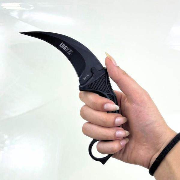 Imagem de Faca Karambit Luatek Abertura Manual comBainhaSlk-D18