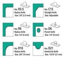 Imagem de Faca Lâmina Extra Para Canteadeira De Mesa 6x1 Raio 3,5mm