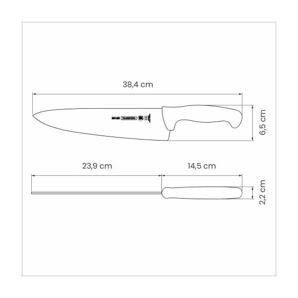 Faca para carne 10" - Tramontina Imagem de Faca para carne 10"