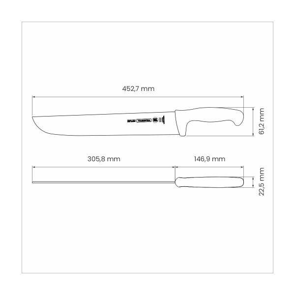 Imagem de Faca para carne 12"