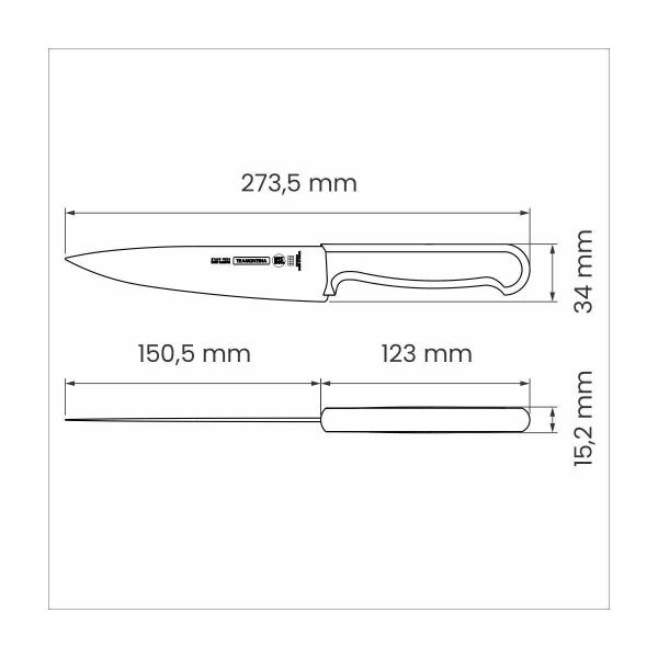 Imagem de Faca para carne 6"