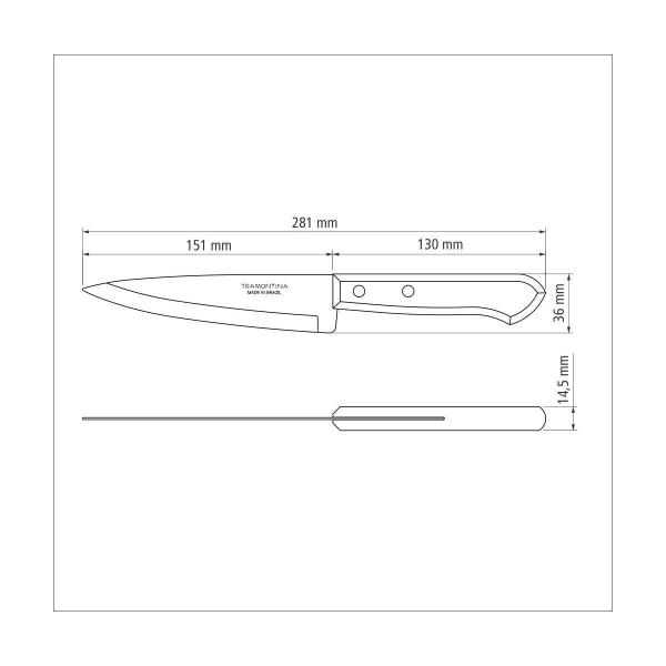 Faca para carne/cozinha 6" - Tramontina Imagem de Faca para carne/cozinha 6"