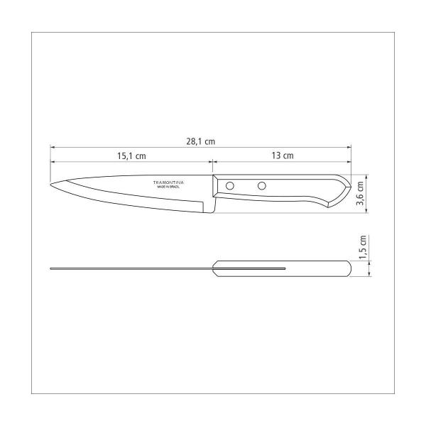 Faca para carne/cozinha 6" - Tramontina Imagem de Faca para carne/cozinha 6"