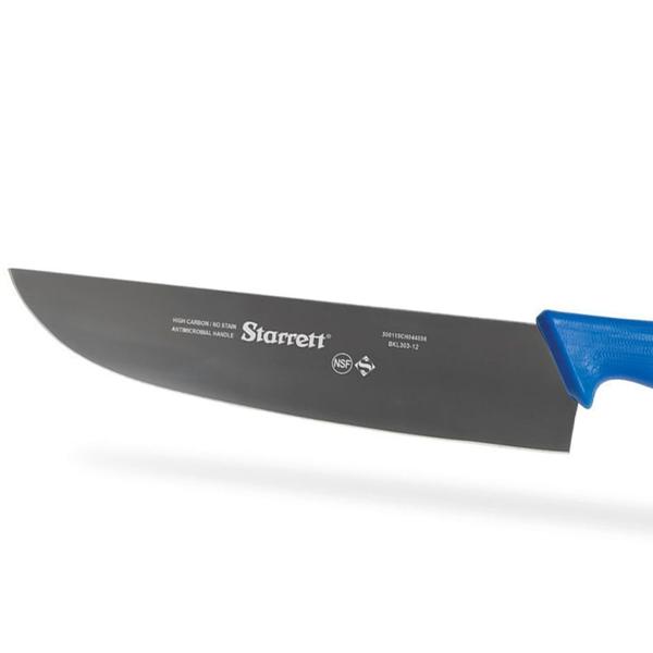 Imagem de Faca para Carne Lâmina Reta Larga 30cm Azul Starrett BKL303-12