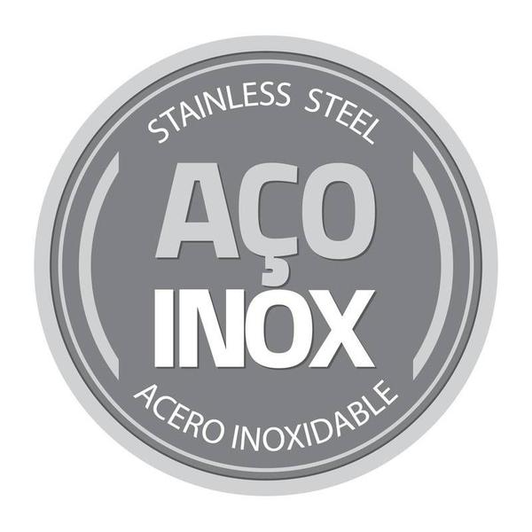 Faca para churrasco tramontina angra em aço inox Imagem de Faca para churrasco tramontina angra em aço inox