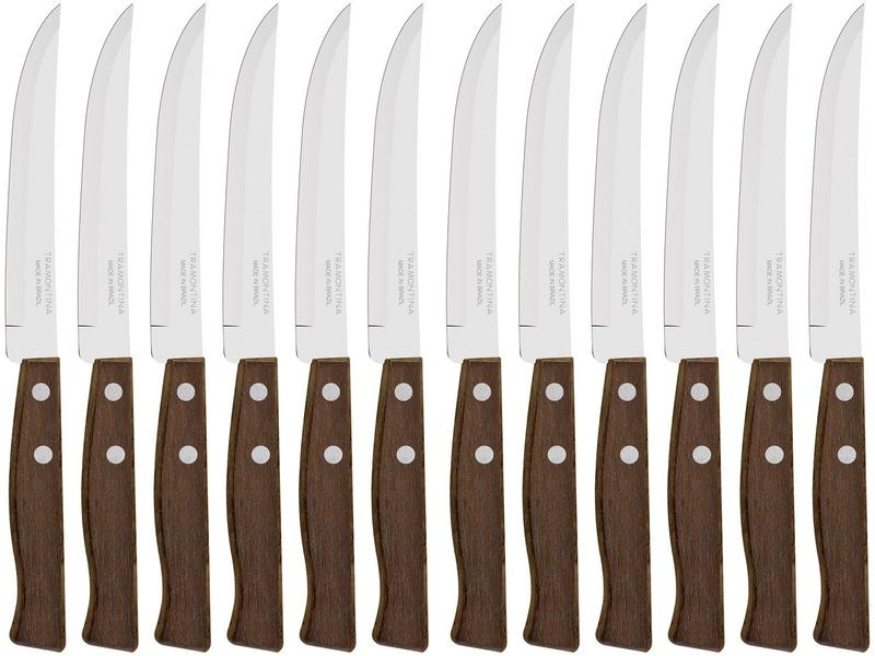 Faca para Churrasco Tramontina Inox 5” Tradicional - 12 Peças Imagem de Faca para Churrasco Tramontina Inox 5” Tradicional