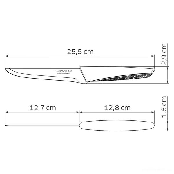 Faca para Desossar Tramontina LYF Lâmina Aço Inox e Cabo de Polipropileno PCR Verde Natureza 5" Imagem de Faca para Desossar Tramontina LYF Lâmina Aço Inox e Cabo de Polipropileno PCR Verde Natureza 5"