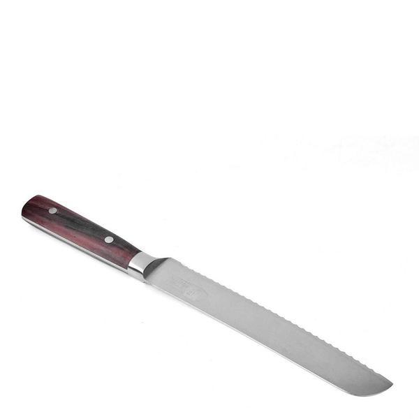 Faca para Pão de Aço Inox e Madeira James.F Classic 20CM Imagem de Faca para Pão de Aço Inox e Madeira James.F Classic 20CM