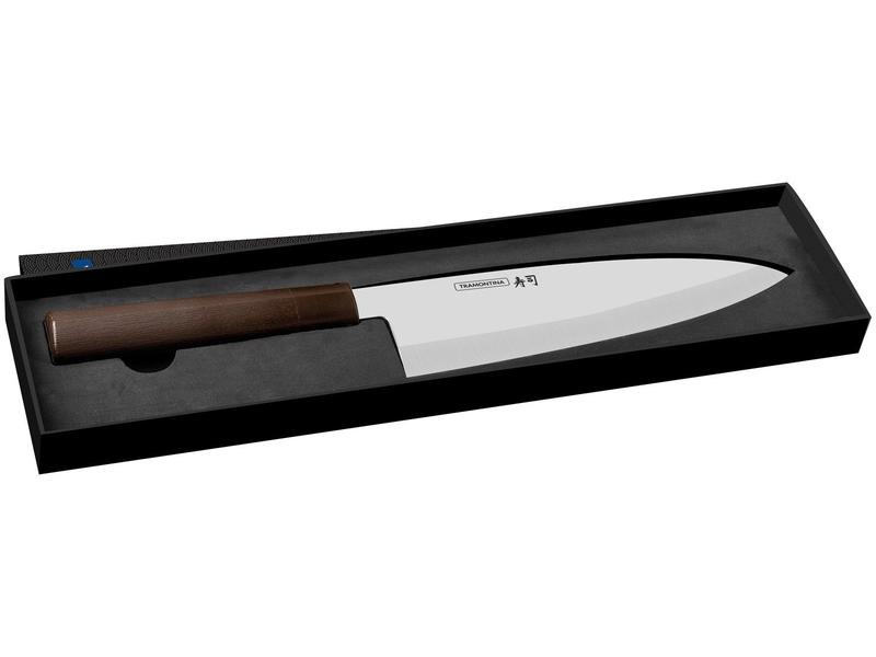 Imagem de Faca para Sushi Tramontina Inox 8” Deba