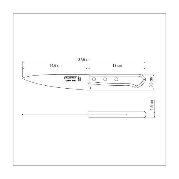 Imagem de Faca Peixeira/Cozinha 6"