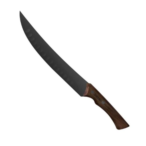 Faca Pra Churrasco Cabo Em Madeira - A.R Variedades Mt Imagem de Faca Pra Churrasco Cabo Em Madeira