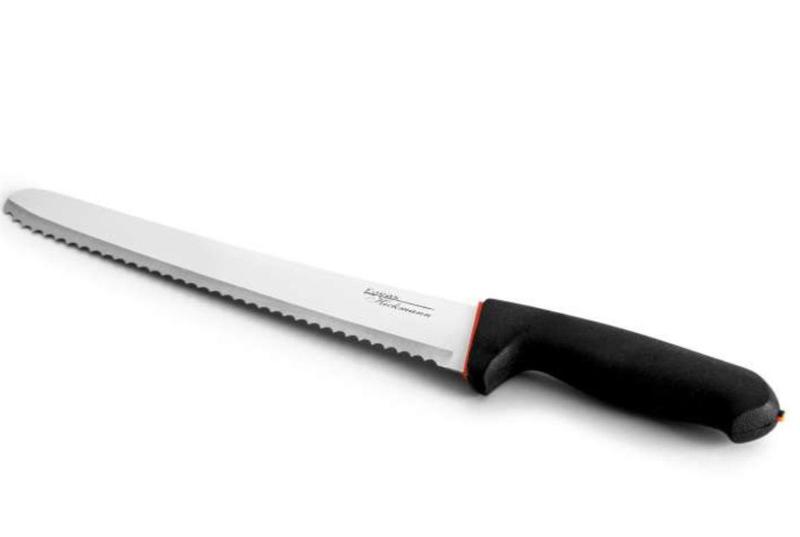 Faca profissional hickmann 049 zebu 340mm corte pão Imagem de Faca profissional hickmann 049 zebu 340mm corte pão