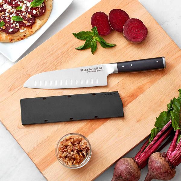 Imagem de Faca Santoku Forjada 31cm com Capa Protetora 7" KitchenAid