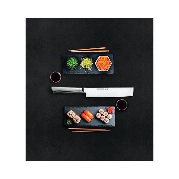 Imagem de Faca Tramontina 7" Aço Inox Nakiri Sushi Diamond