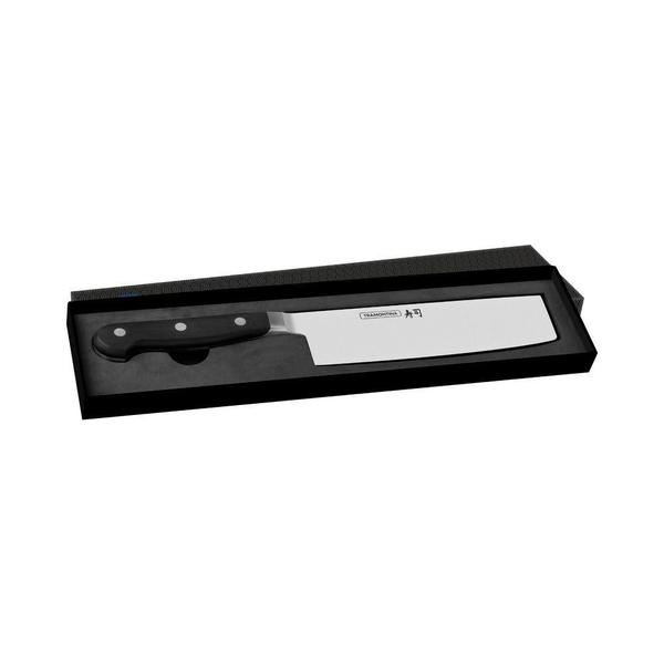 Imagem de Faca Tramontina Aço Inox 7 Nakiri Sushi Gold Preto