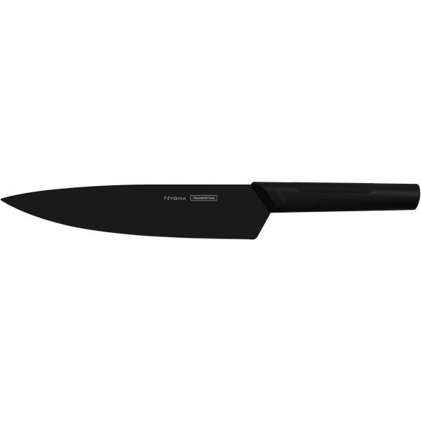Faca Tramontina Chef 8 Lâmina Aço Inox Nygma Preto Imagem de Faca Tramontina Chef 8 Lâmina Aço Inox Nygma Preto