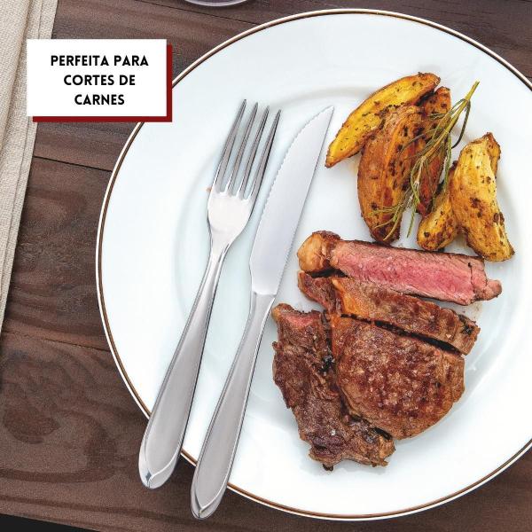 Faca Tramontina Laguna Aço Inox 12 Und Para Churrasco Imagem de Faca Tramontina Laguna Aço Inox 12 Und Para Churrasco