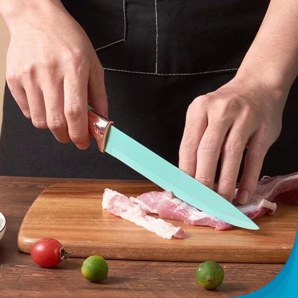 Faca Utensílio 19 Peças Cozinha Preto Alta Resistência - Zonne Imagem de Faca Utensílio 19 Peças Cozinha Preto Alta Resistência