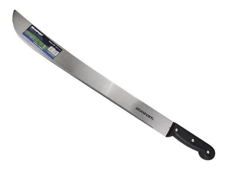 Facão 20'' 62Cm Preto Caça Mato Esporte Afiado Camping Cabo - Geral Imagem de Facão 20'' 62Cm Preto Caça Mato Esporte Afiado Camping Cabo