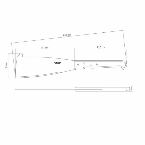Imagem de Facão Para Cana 13" Longo Em Aço Carbono 26651013 Tramontina