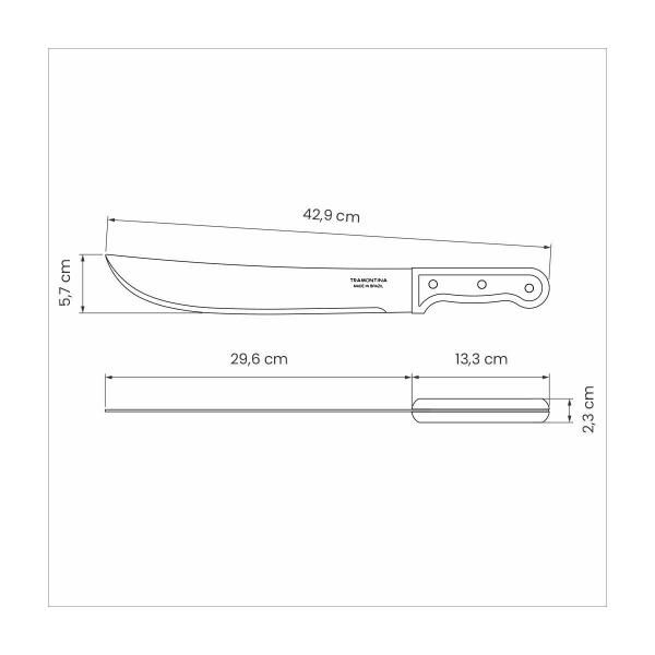 Imagem de Facão para Mato com Cabo de Madeira (12pol.) TRAMONTINA