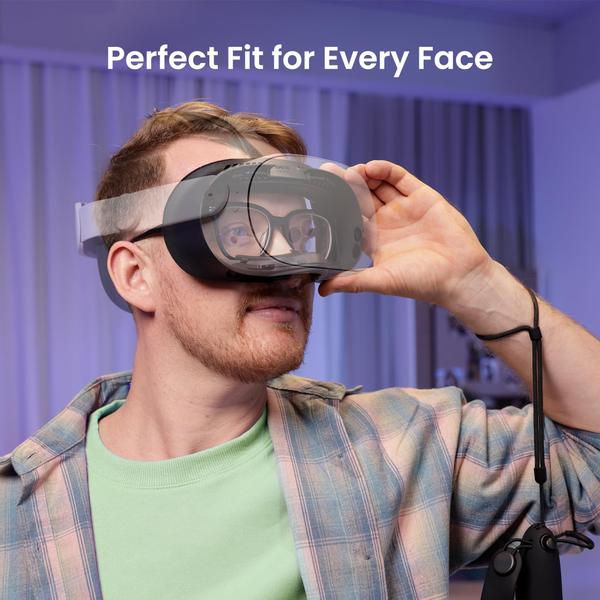 Imagem de Face Pad Set: interface facial V4 com design KIWI para Oculus Quest 3S