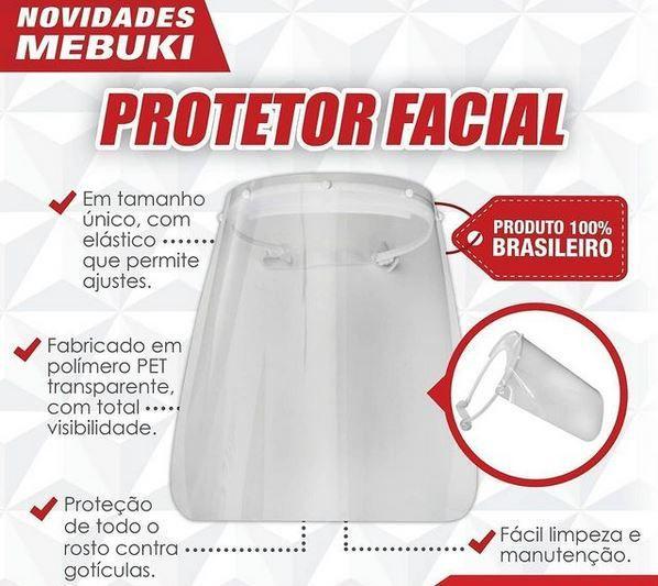 Imagem de Face shield protetor facial - Mebuki