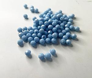 Facetado Cristal Acrílico /Azul 6mm- Aprox840 peças- 100g - La Mode Arte e Criação Imagem de Facetado Cristal Acrílico /Azul 6mm- Aprox840 peças- 100g