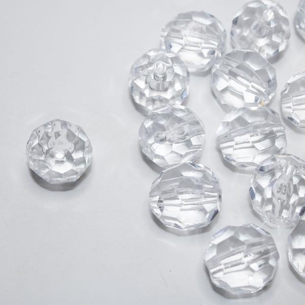 Imagem de Facetado Cristal Acrílico/ Cristal 20mmAprox, 90 Pçs250g