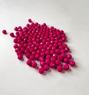 Imagem de Facetado Cristal Acrílico /Rosa Pink 10mm- Aprox1000 peças- 500g