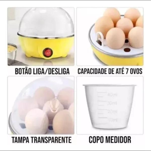 Imagem de Fácil de usar: Maquina de cozinhar ovos.