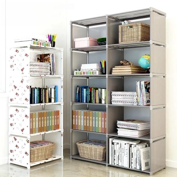 Imagem de Fácil Montagem Multi-camada Estante Estante Livro Display Rack Organizador Prateleira De Detritos