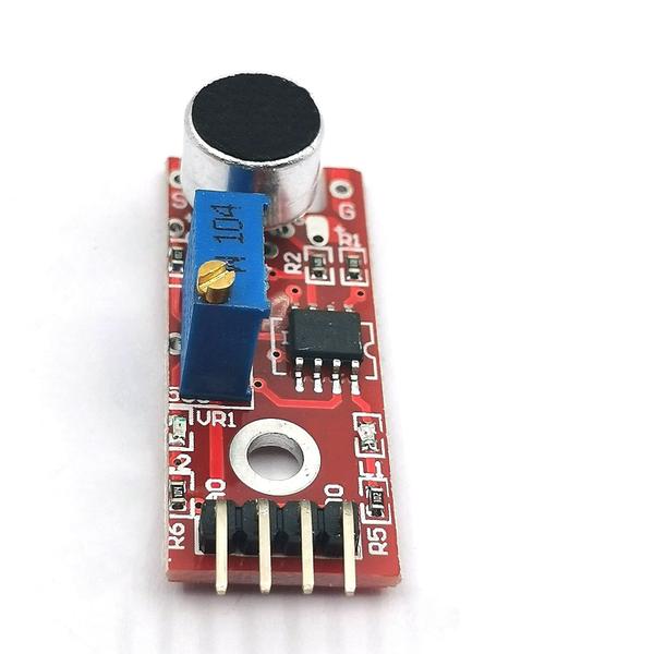 Imagem de FainWan 6Pcs Sensor de microfone de alta sensibilidade AVR PIC Módulo de detecção de som para Ar-duino