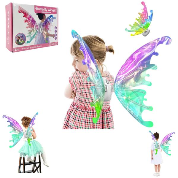 Imagem de Fairy Glowing Wings Johehe para meninas e mulheres com luzes LED