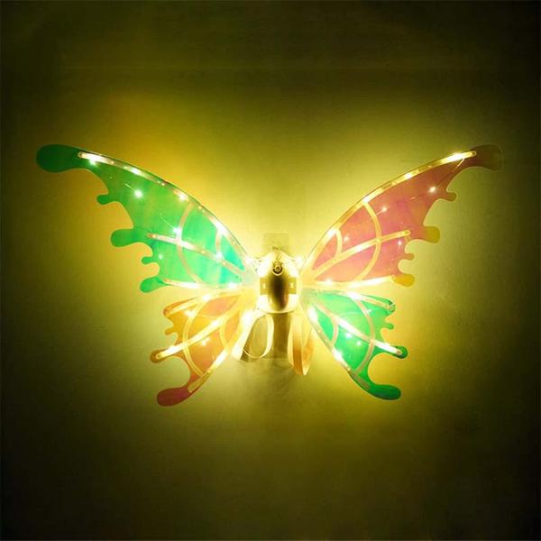 Imagem de Fairy Glowing Wings Johehe para meninas e mulheres com luzes LED