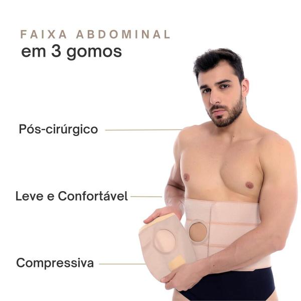 Imagem de Faixa Abdominal Bolsa De Colostomia Unissex