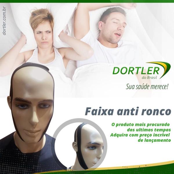 Imagem de Faixa Anti Ronco Dortler Elástica Ajustável Queixeira Apneia