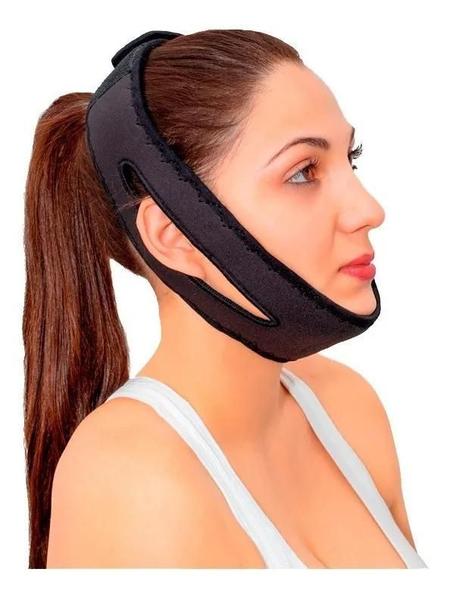 Imagem de Faixa Anti Ronco Protetor Mandíbula Ajustável Neoprene