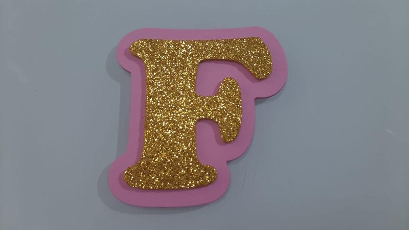 Faixa Aplique Decorativa em EVA Feliz Aniversário Rosa e Dourada - MIWL ART Imagem de Faixa Aplique Decorativa em EVA Feliz Aniversário Rosa e Dourada